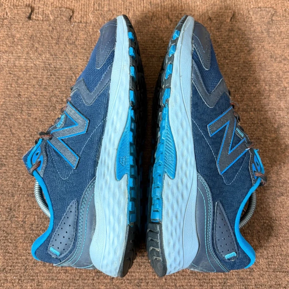 New Balance‎ 410v7 Trail Running Shoes Mens Navy Blue Orange MT410CC7 gym fit C+